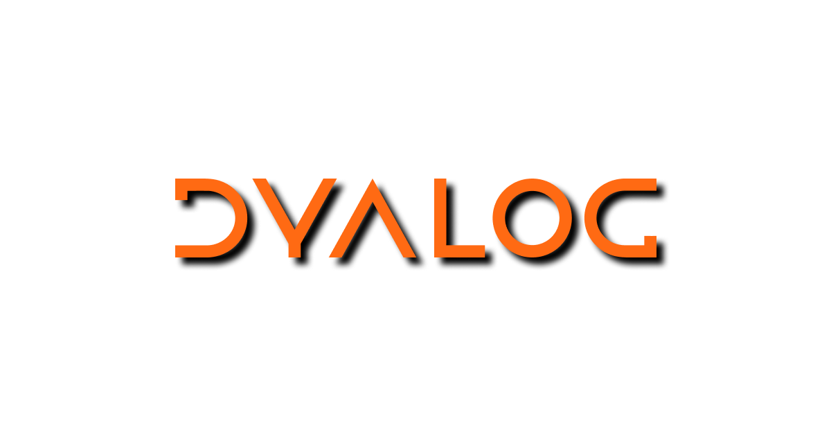 Dyalog Logo Guidelines - Don't add dropshadow.